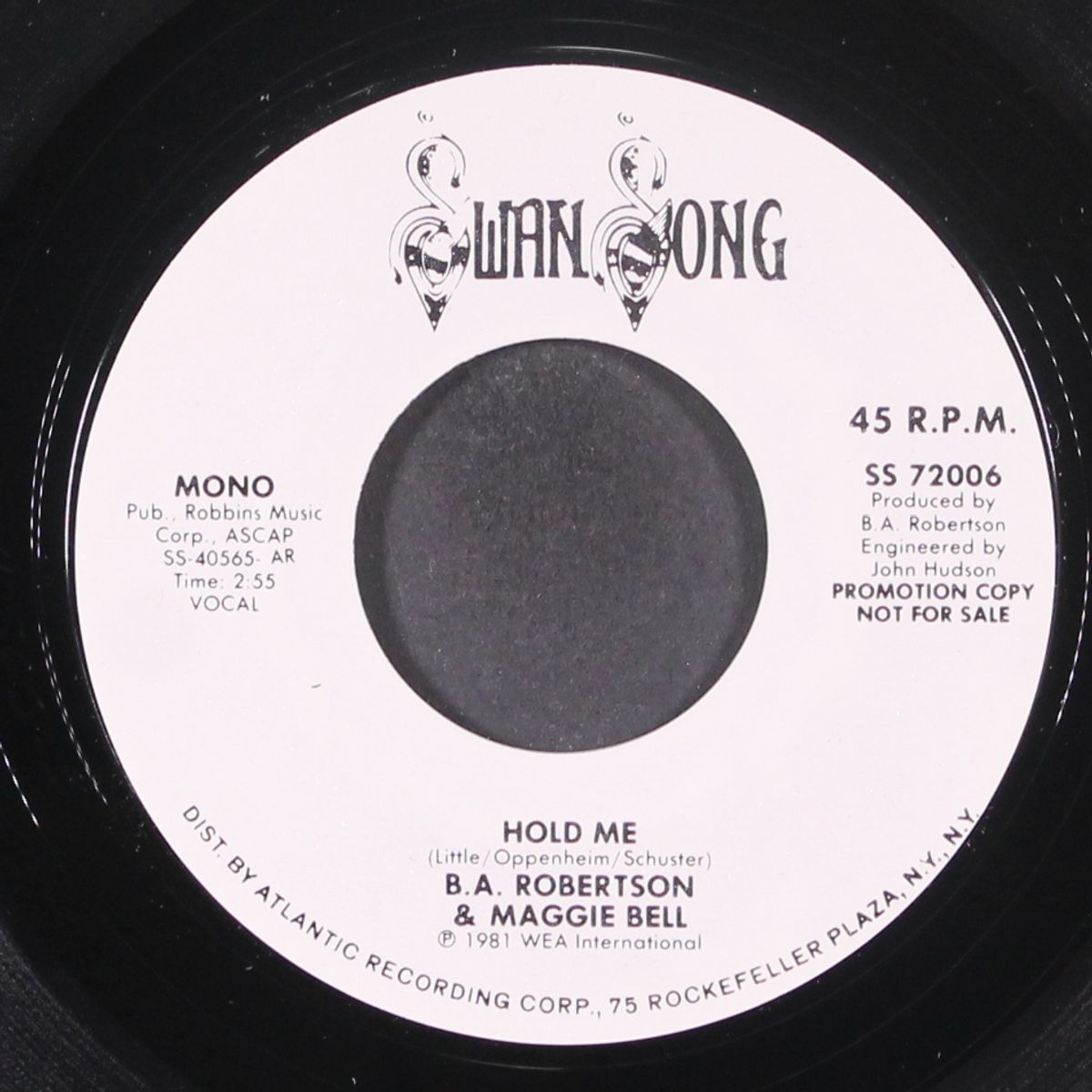 hold me / mono by B.A. ROBERTSON & MAGGIE BELL