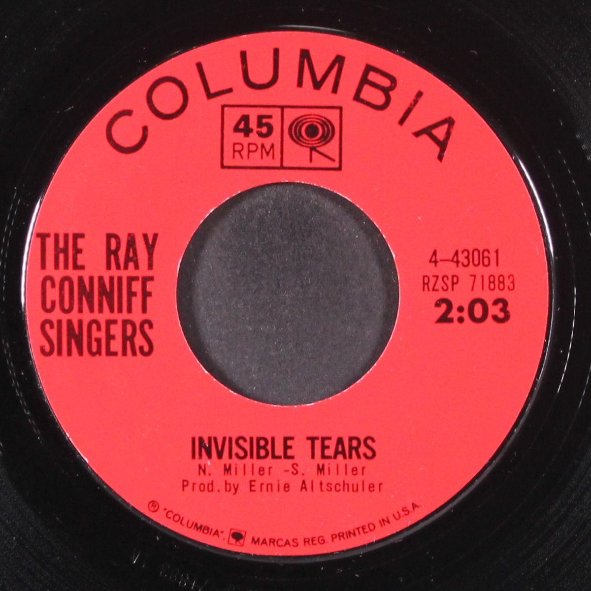 invisible tears / singing the blues by RAY CONNIFF SINGERS