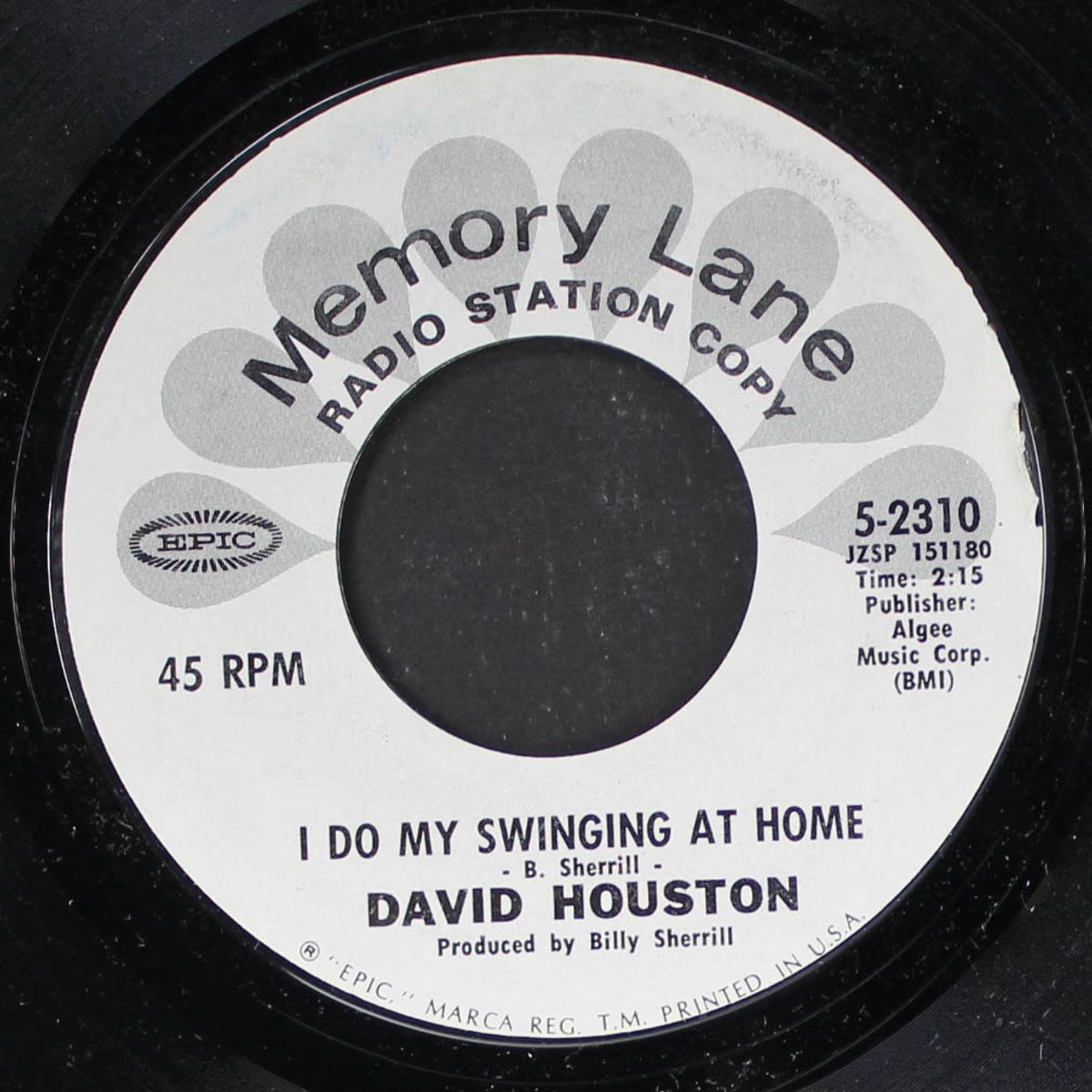 wonders of the wine / i do my swinging at home by DAVID HOUSTON