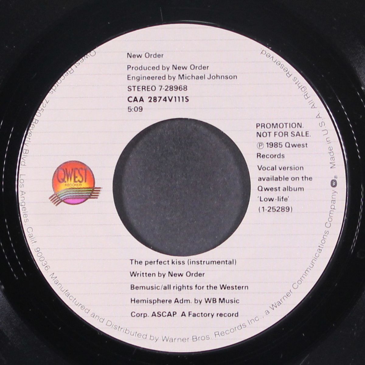 the perfect kiss / instro by NEW ORDER