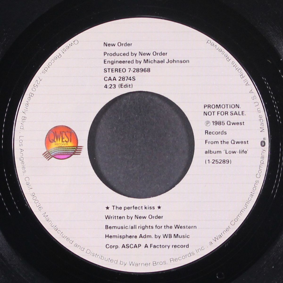 the perfect kiss / instro by NEW ORDER
