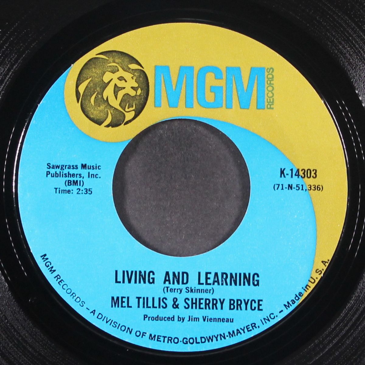 living and learning / tangled vines by MEL TILLIS & SHERRY BRYCE