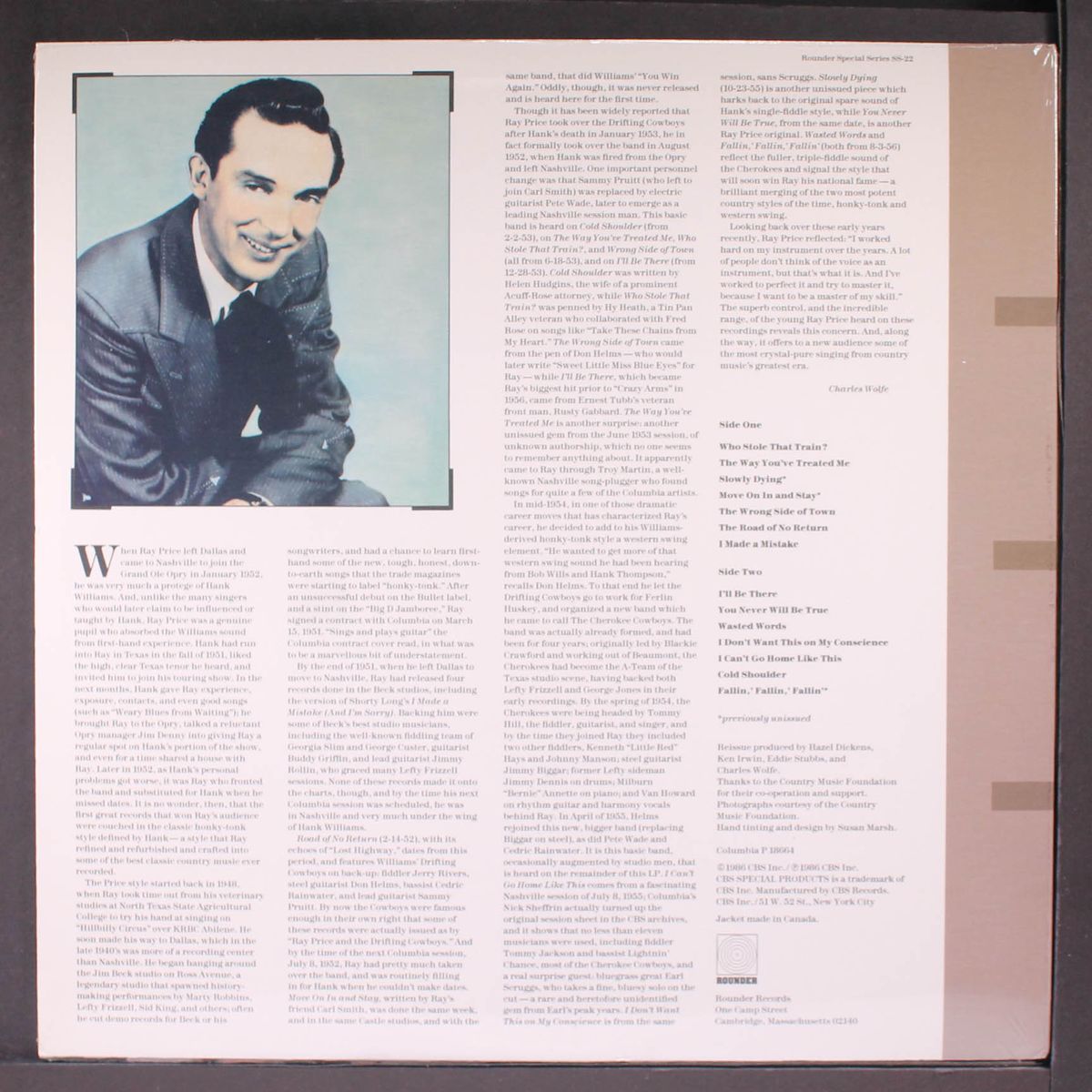 the honky-tonk years, 1951-53 by RAY PRICE