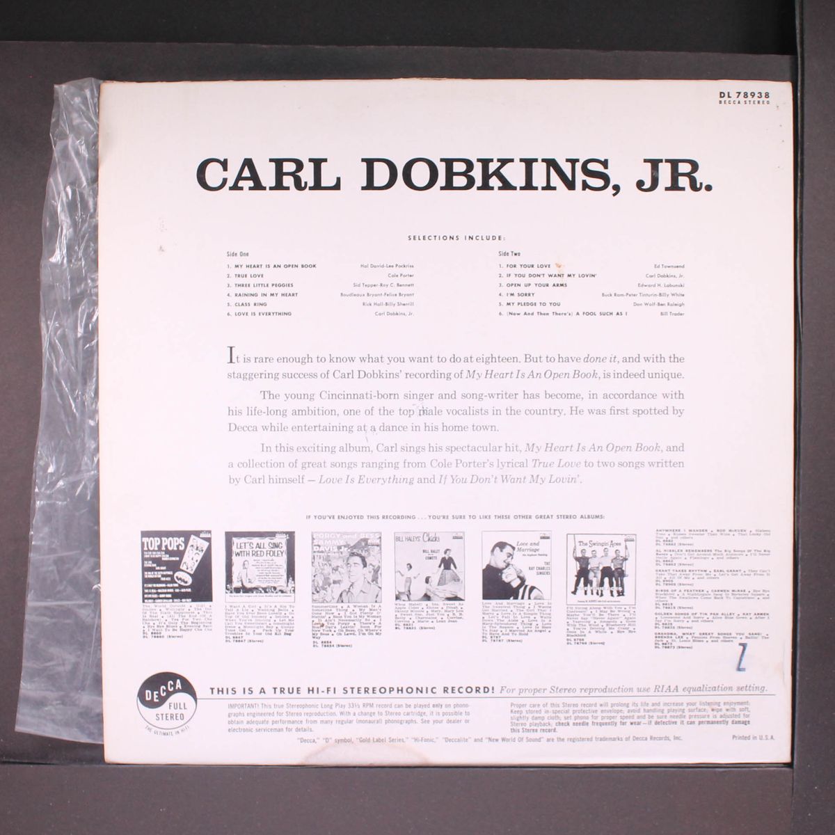 carl dobkins, jr. by CARL DOBKINS, JR.