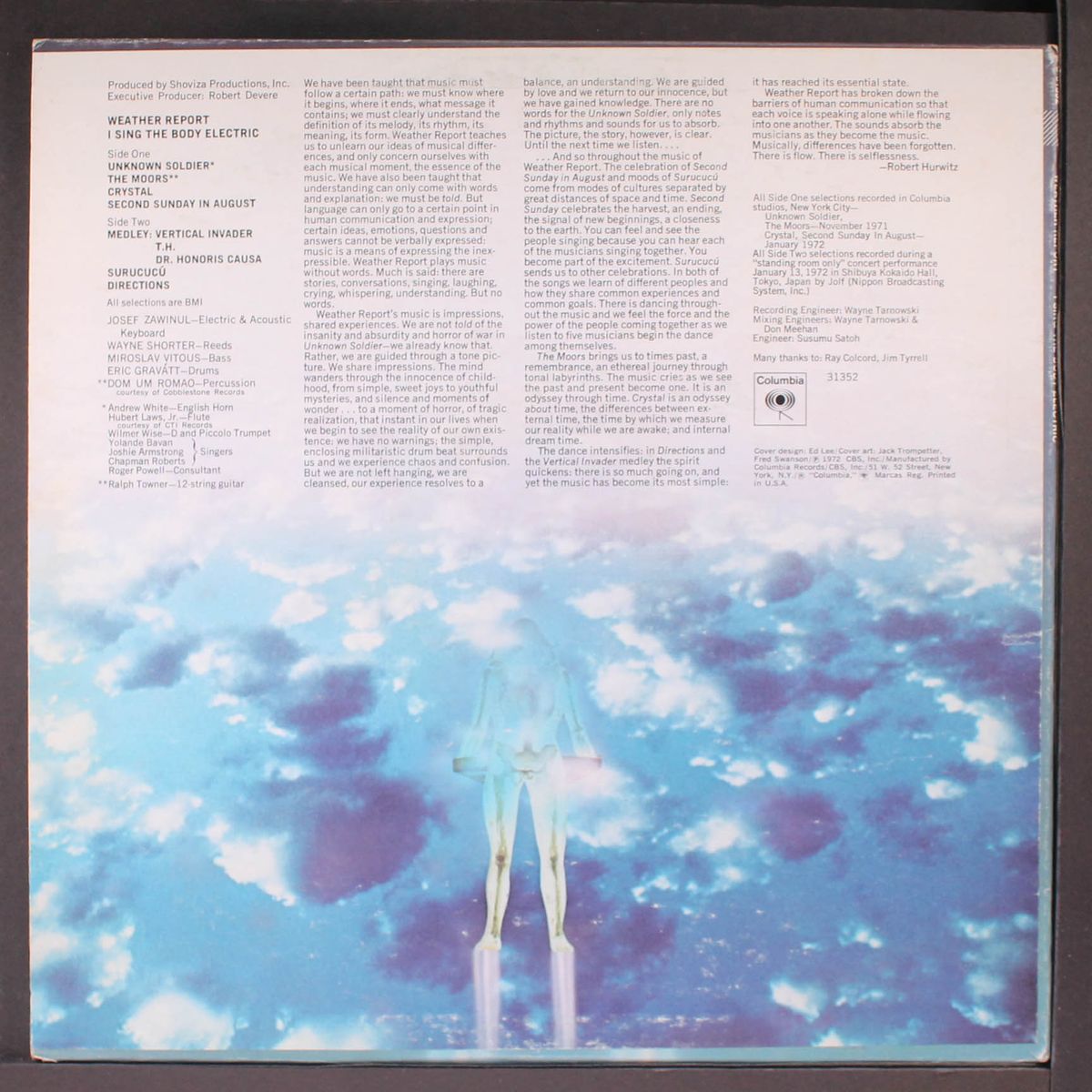 i sing the body electric by WEATHER REPORT