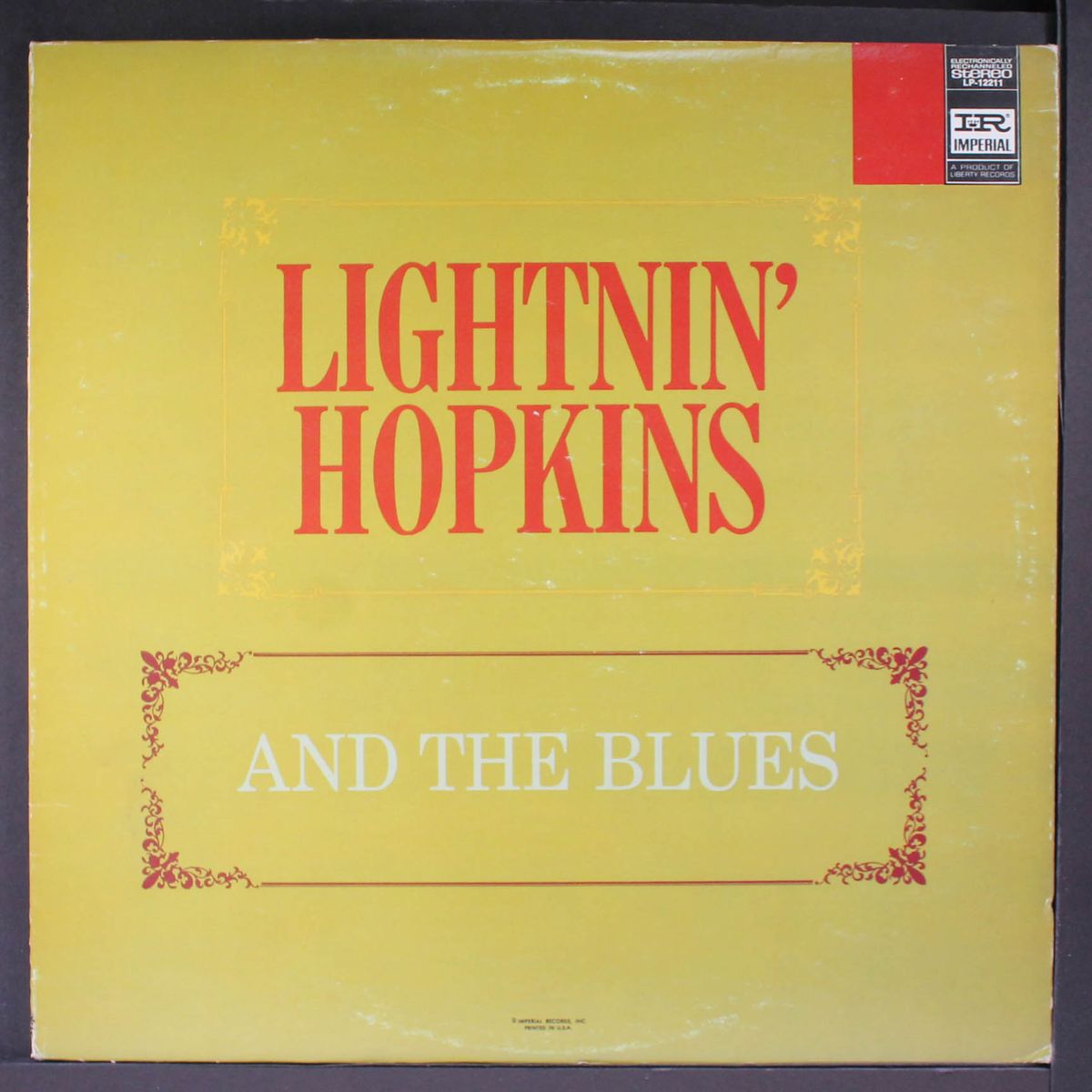 and the blues by LIGHTNIN' HOPKINS