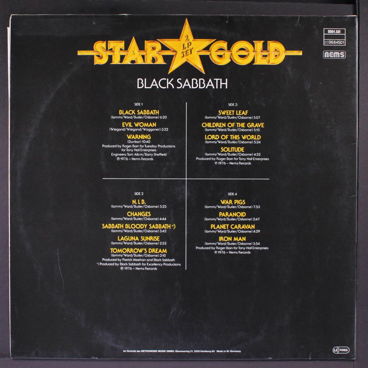 star gold by BLACK SABBATH