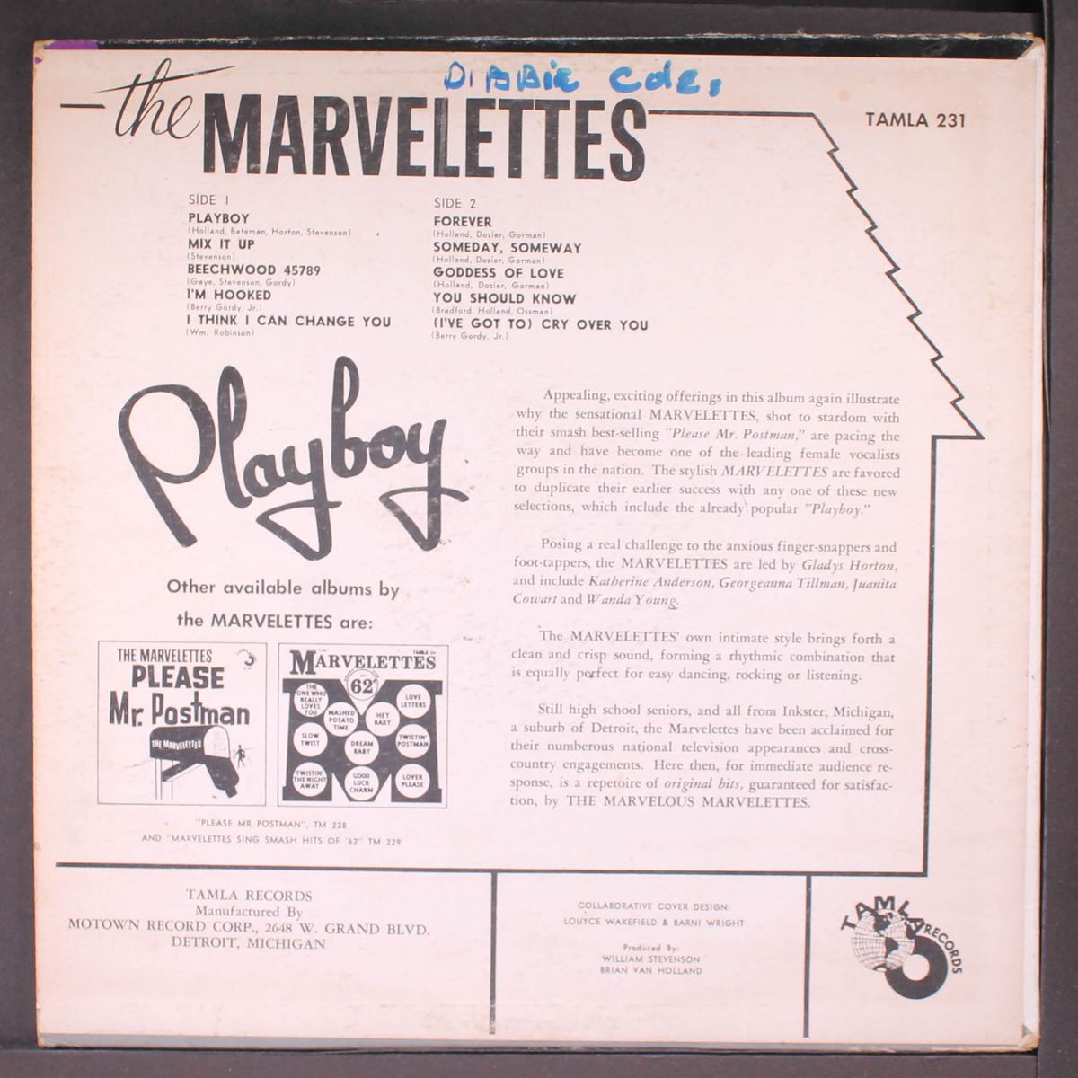 playboy by MARVELETTES