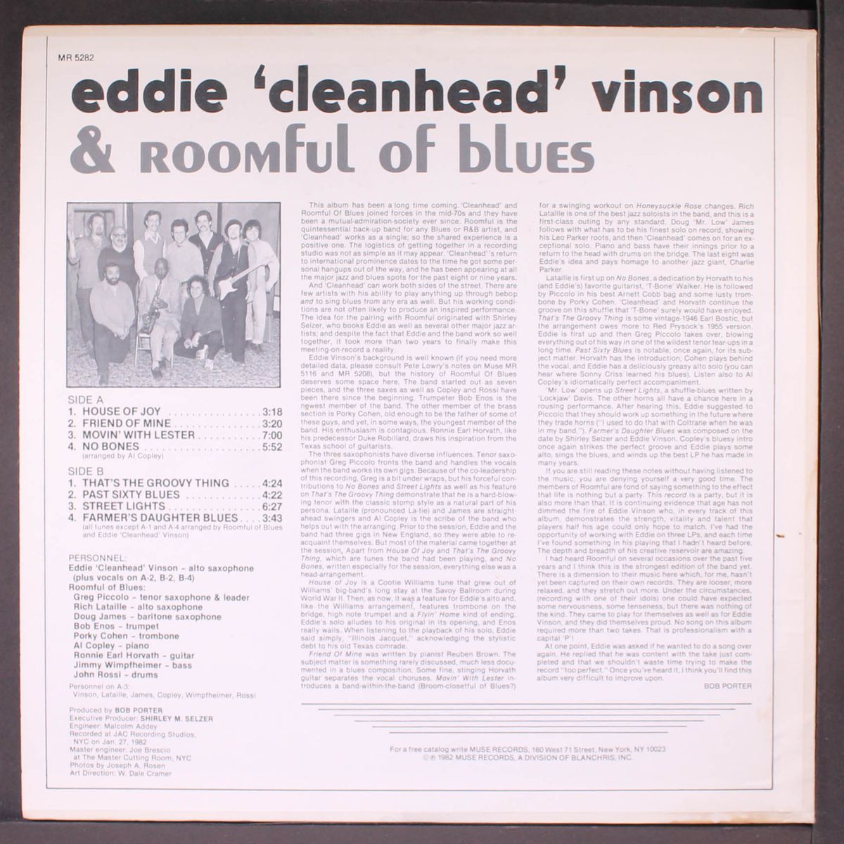& roomful of blues by EDDIE 'CLEANHEAD' VINSON