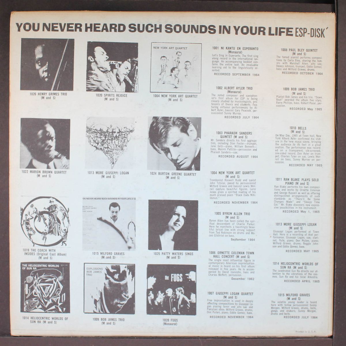 the fugs first album by FUGS