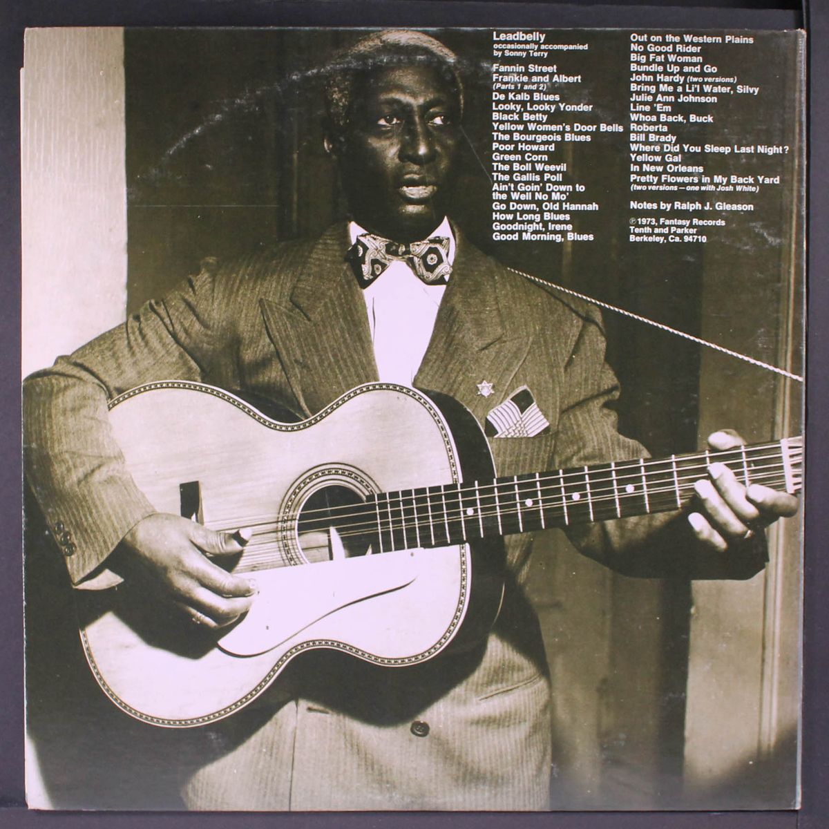 huddie ledbetter by LEADBELLY