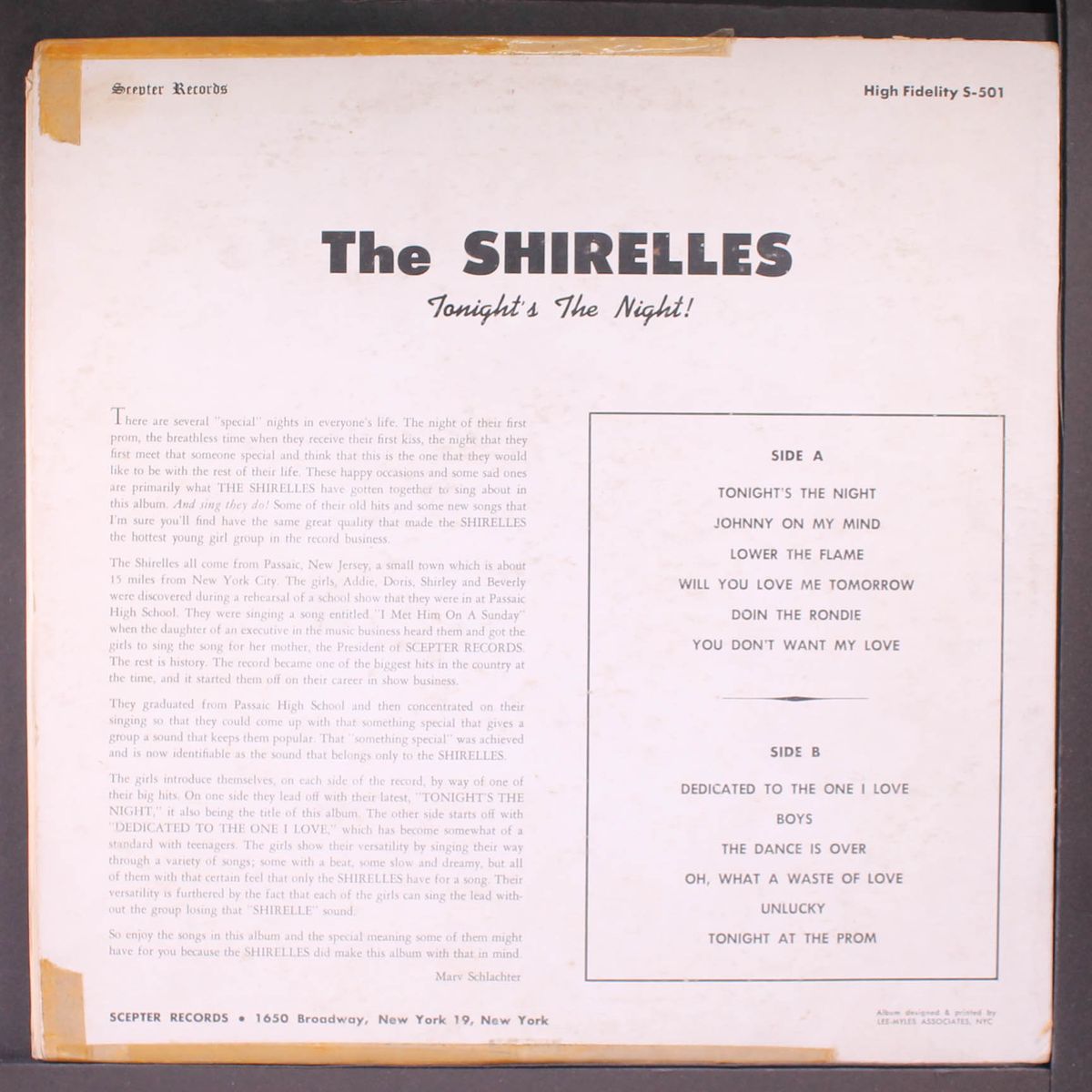 tonight's the night by SHIRELLES