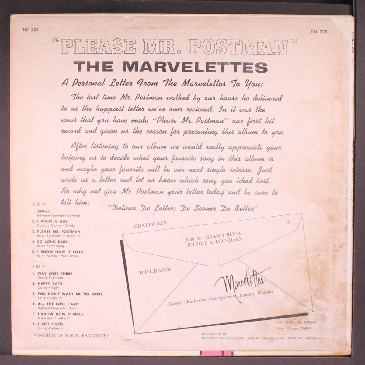 please mr. postman by MARVELETTES
