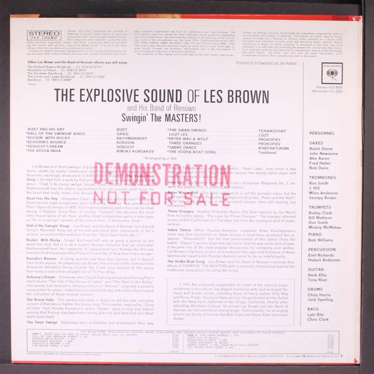 the explosive sound of by LES BROWN
