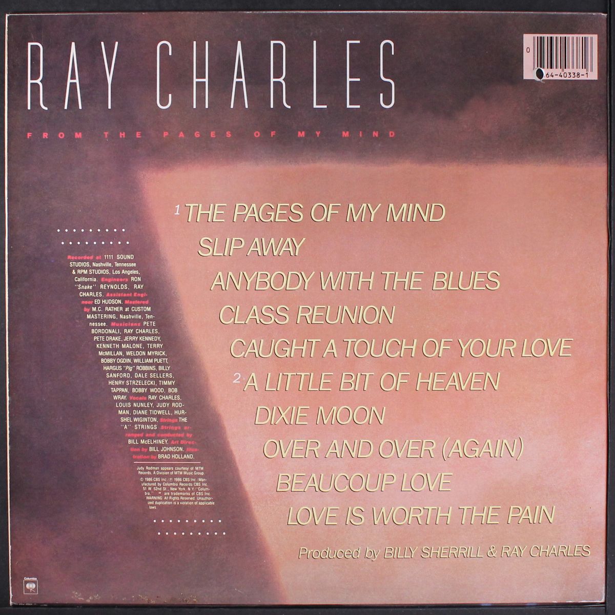 from the pages of my mind by RAY CHARLES