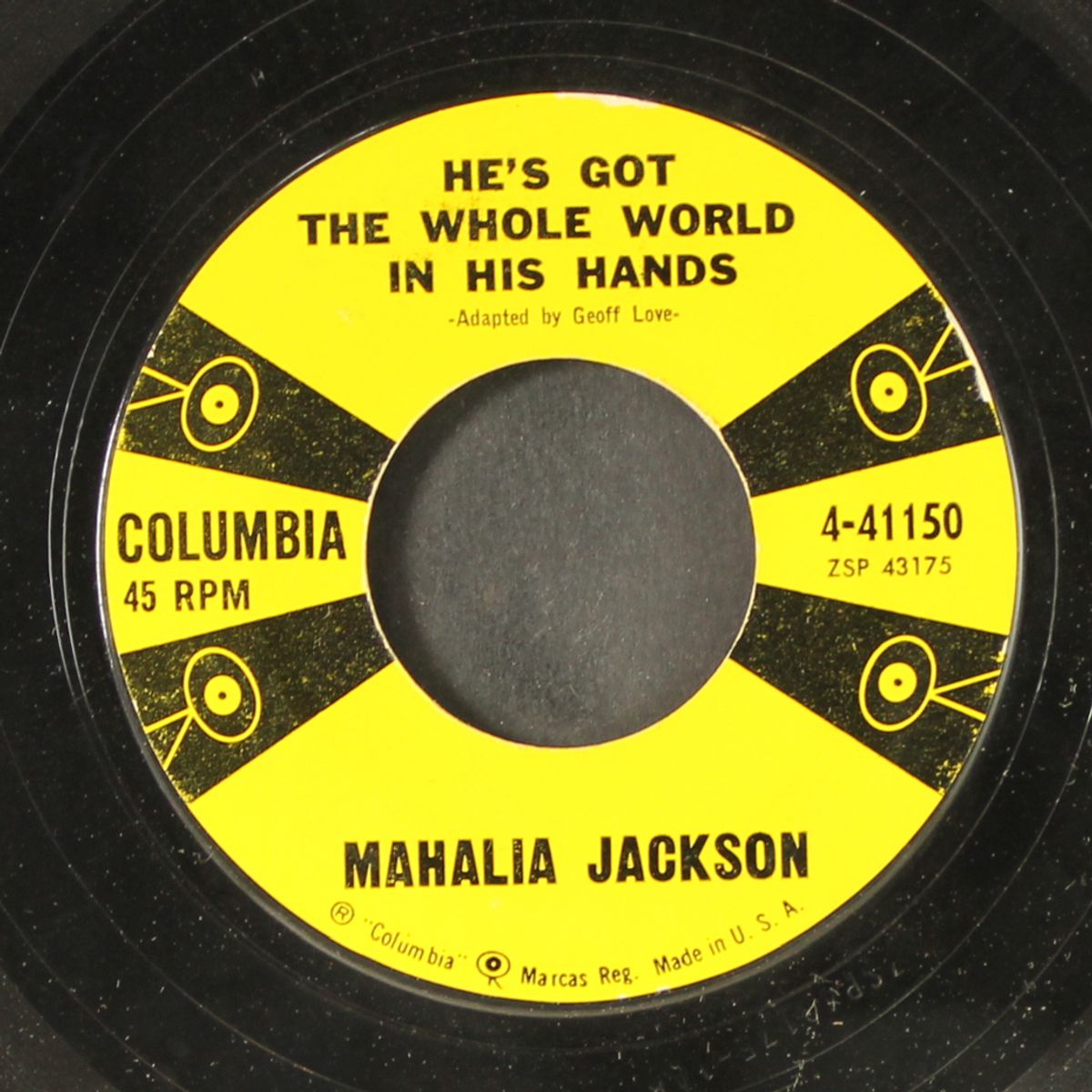 he's got the whole world in his hands / didn't it rain by MAHALIA JACKSON