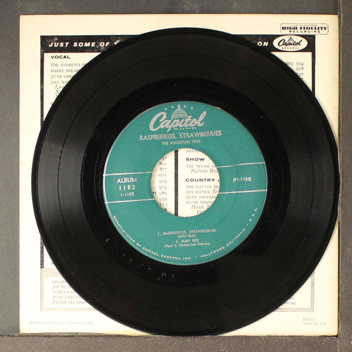 raspberries, strawberries / +3 by KINGSTON TRIO
