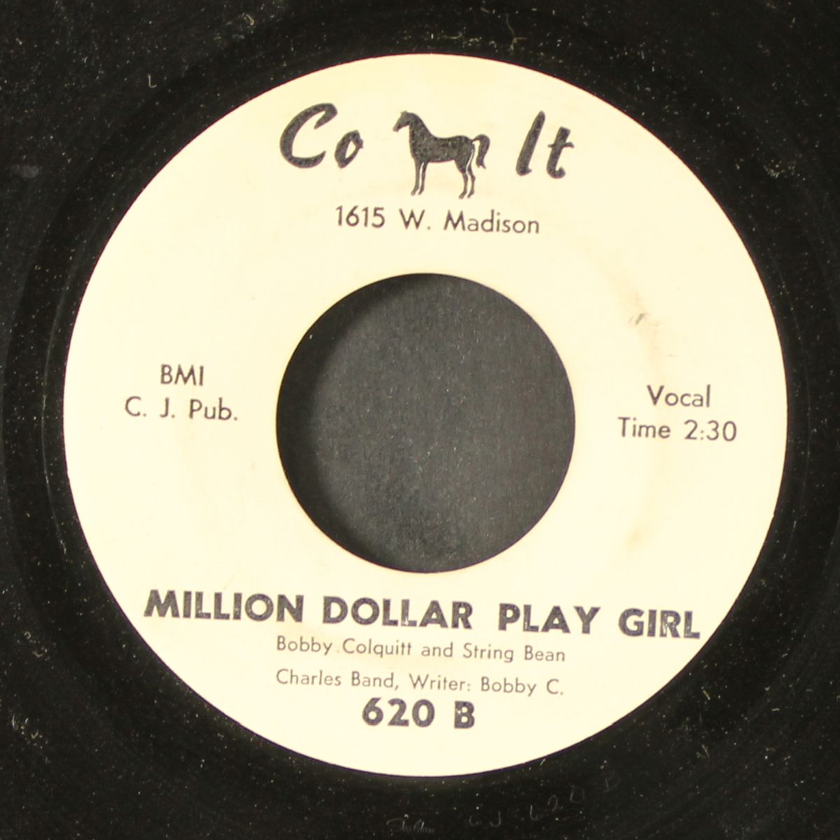 i'm gone / million dollar play girl by BOBBY COLQUITT & STRING BEAN