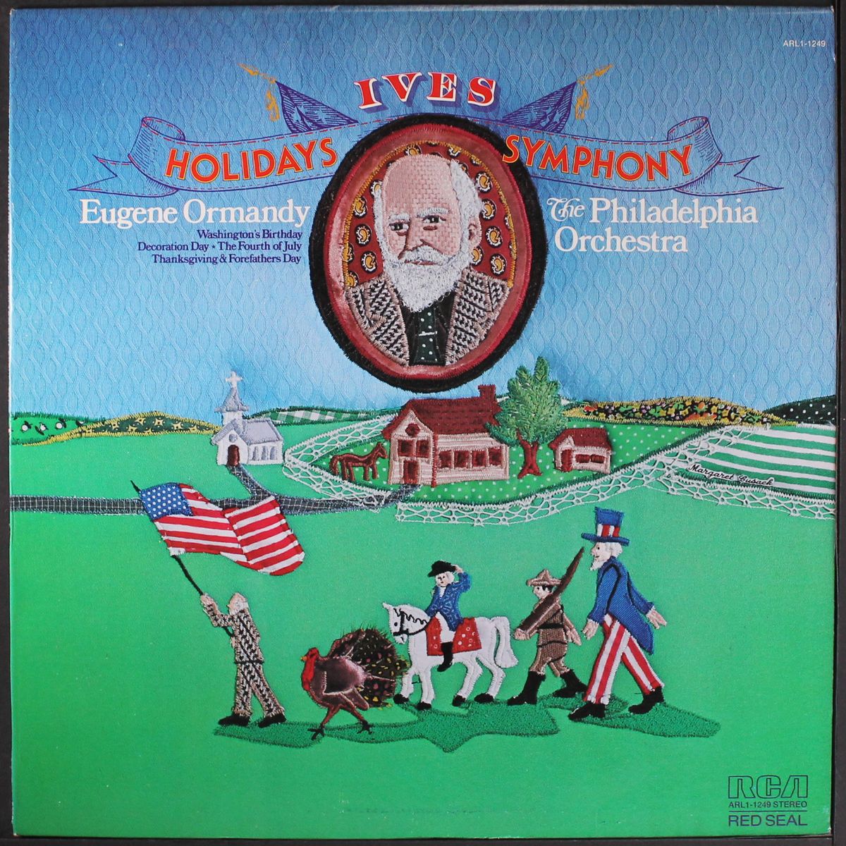 ives: holidays symphony by EUGENE ORMANDY
