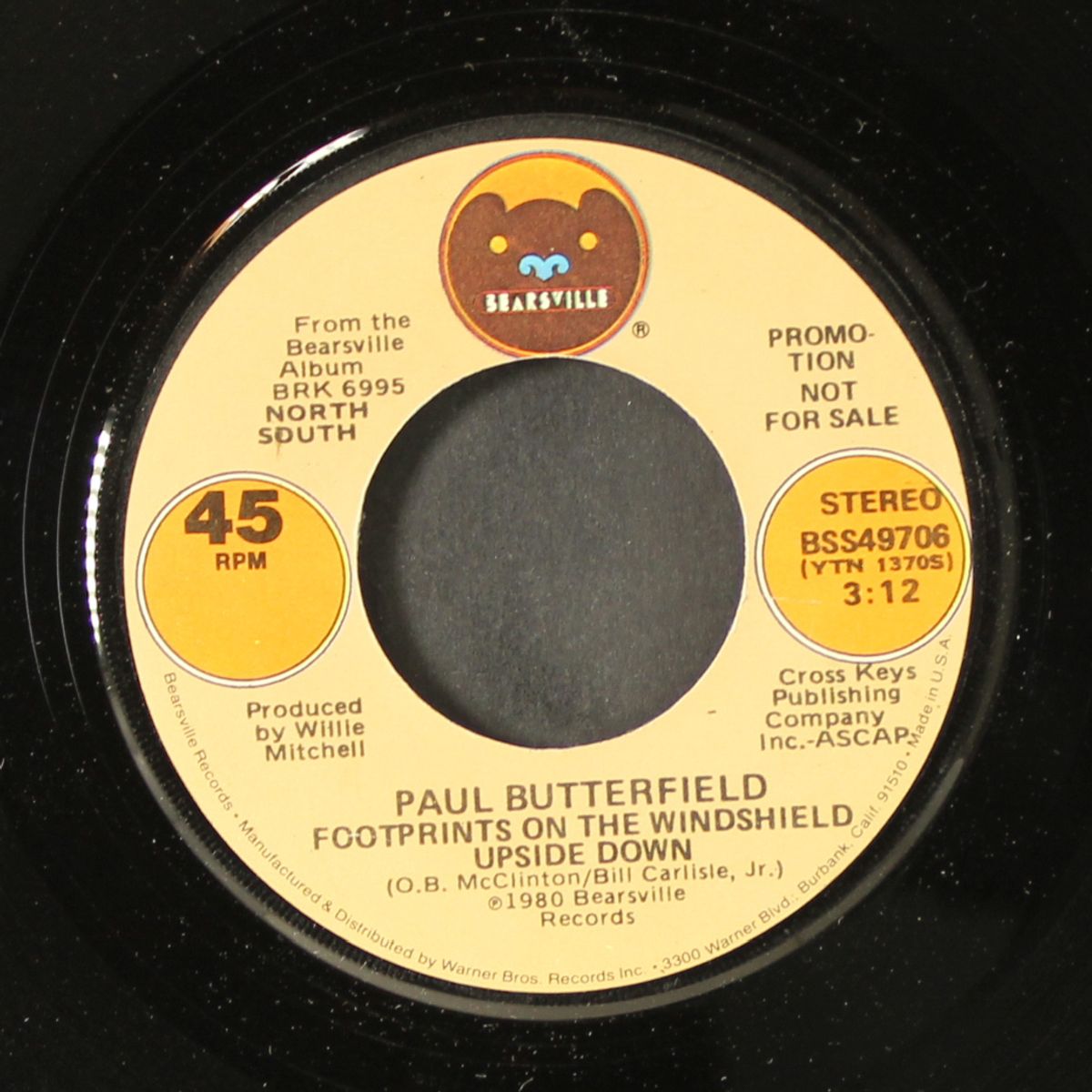 footprints on the windshield upside down / mono by PAUL BUTTERFIELD