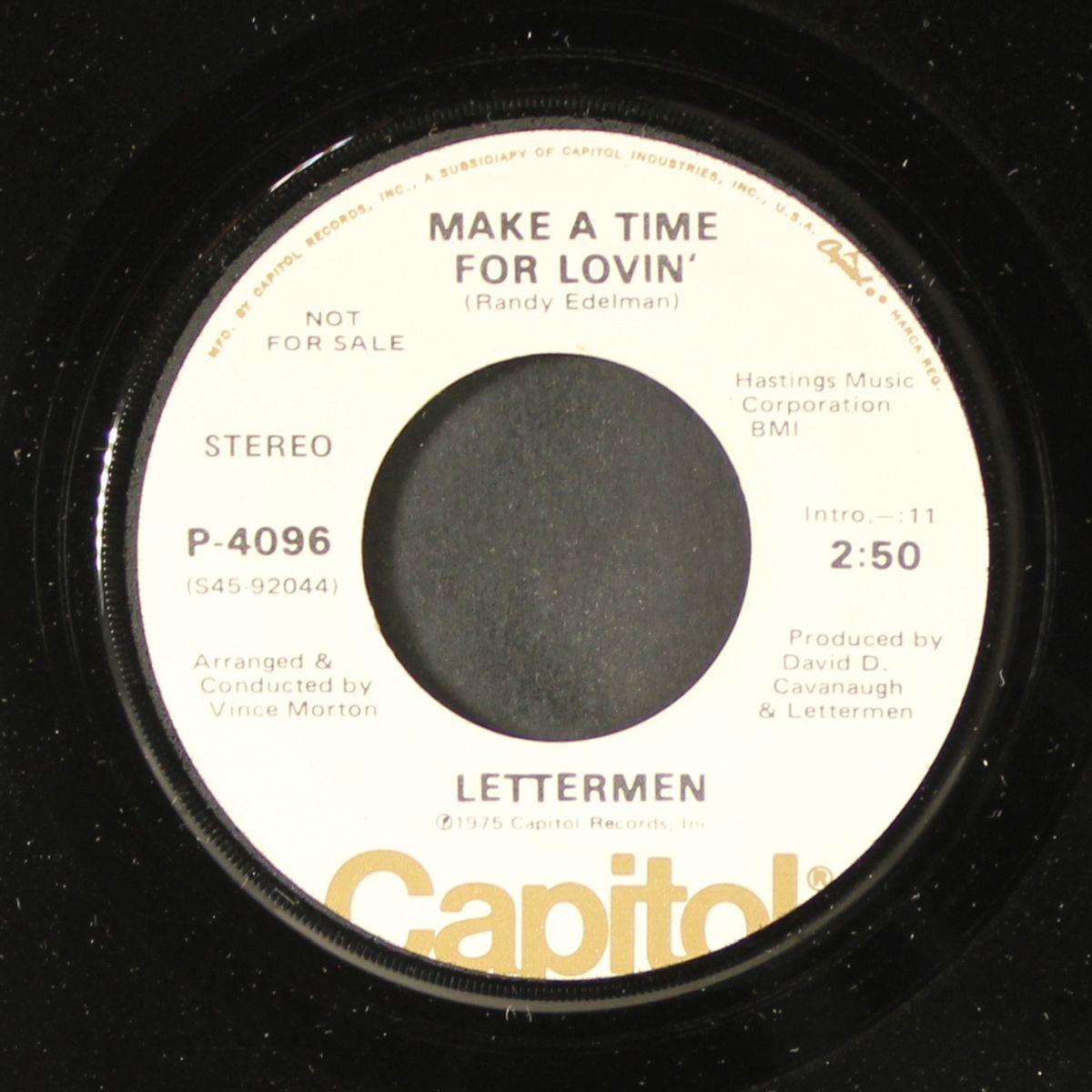 make a time for lovin' / you are my sunshine girl by LETTERMEN