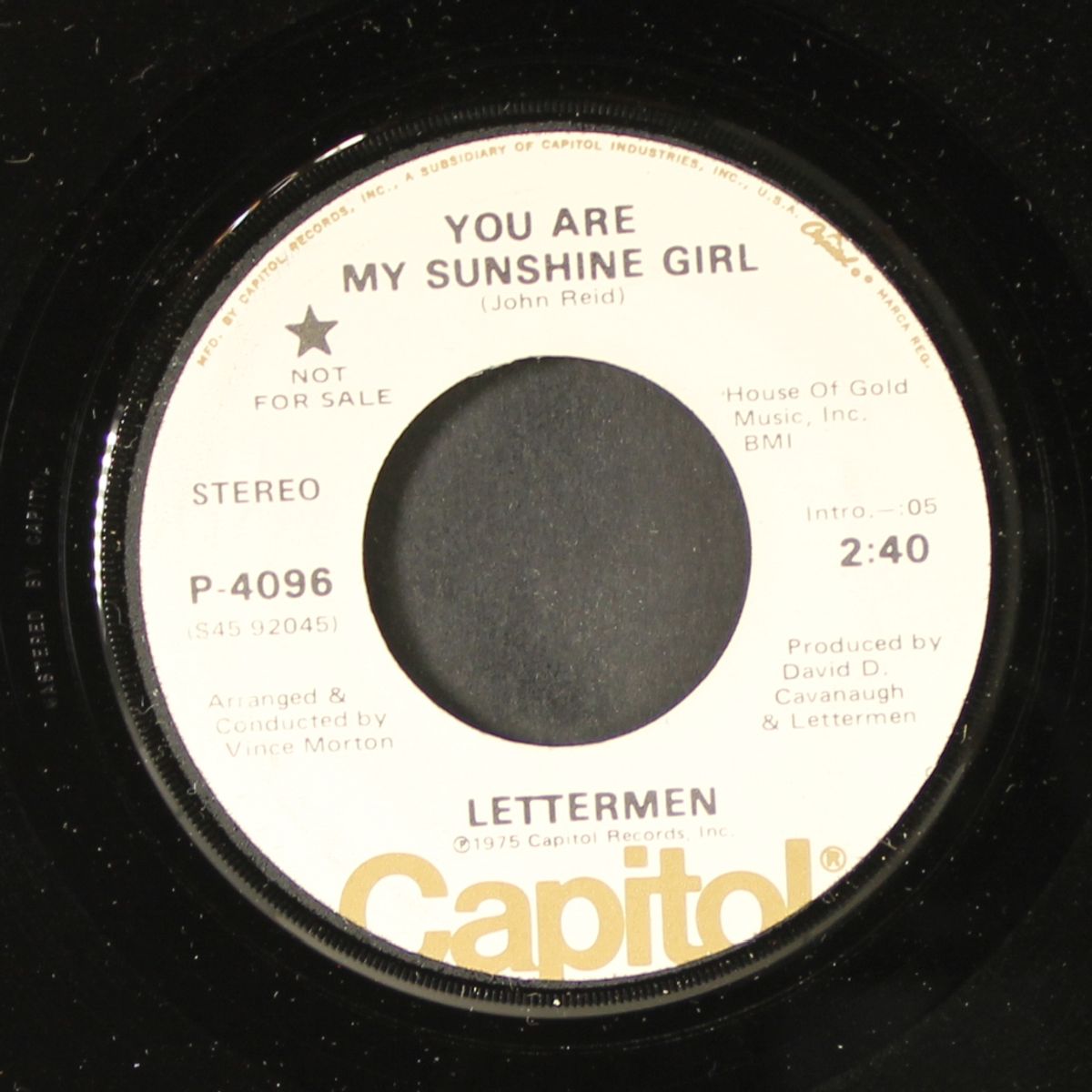 make a time for lovin' / you are my sunshine girl by LETTERMEN