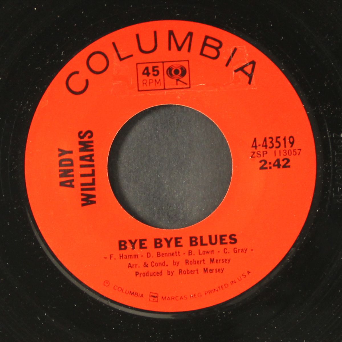 you're gonna hear from me! / bye bye blues by ANDY WILLIAMS