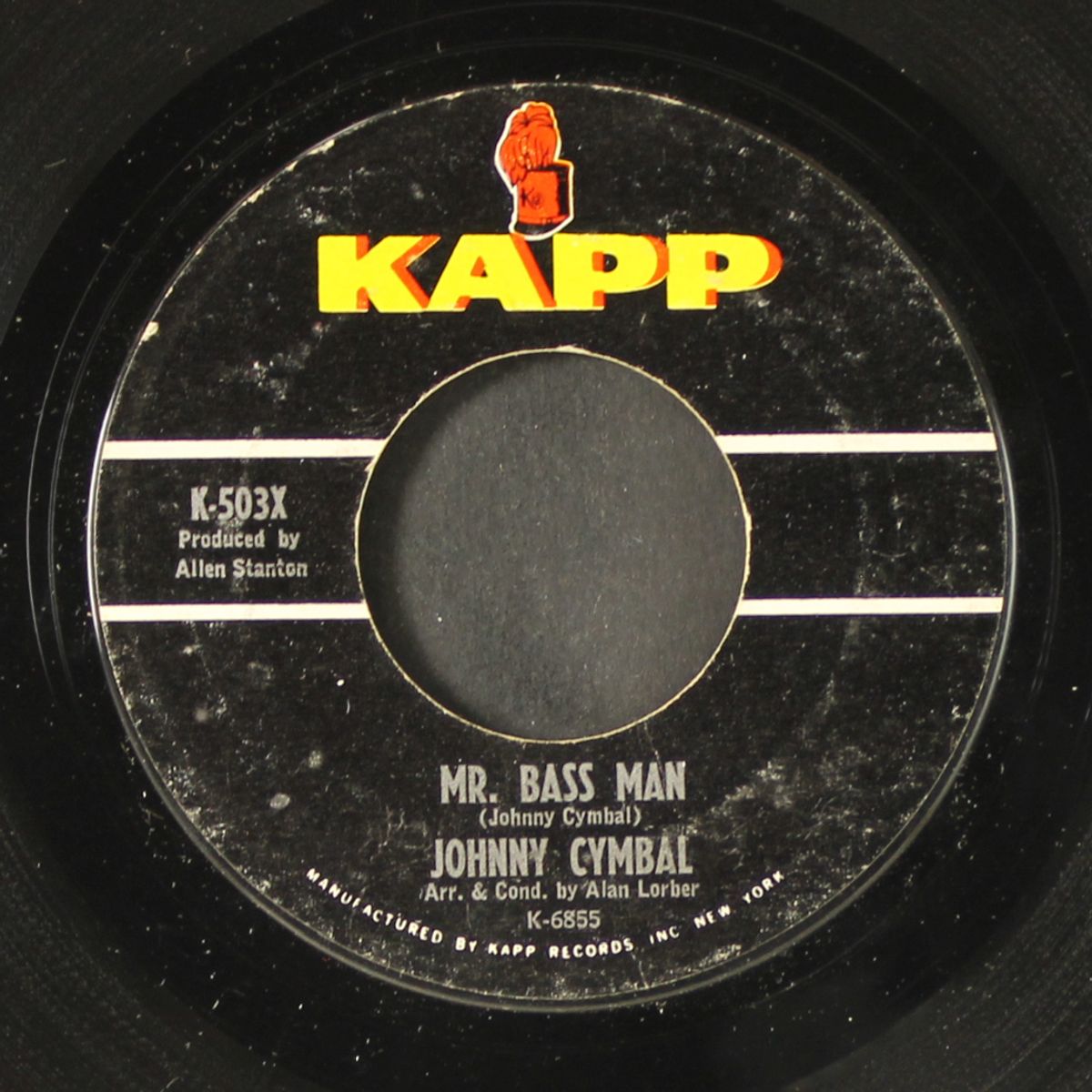 mr. bass man / sacred lovers vow by JOHNNY CYMBAL