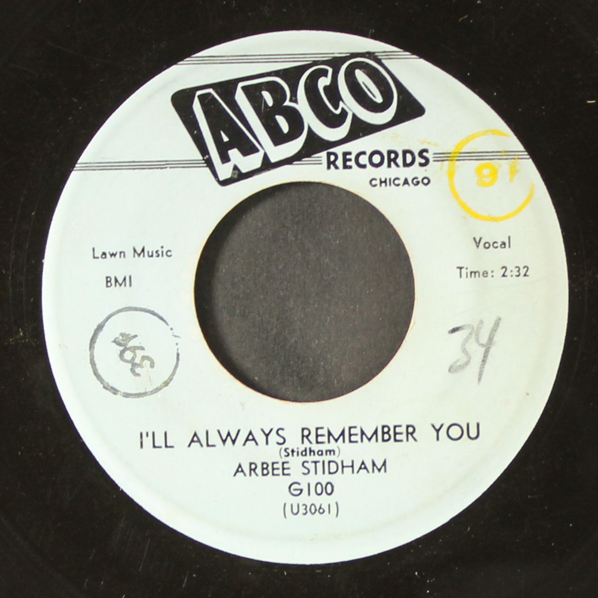 i'll always remember you / meet me half way by ARBEE STIDHAM