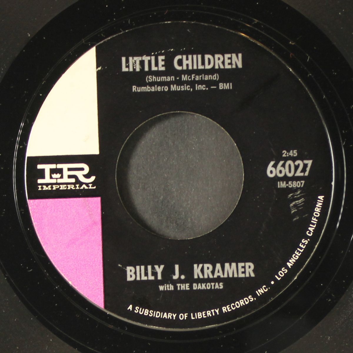 little children / bad to me by BILLY J. KRAMER & DAKOTAS