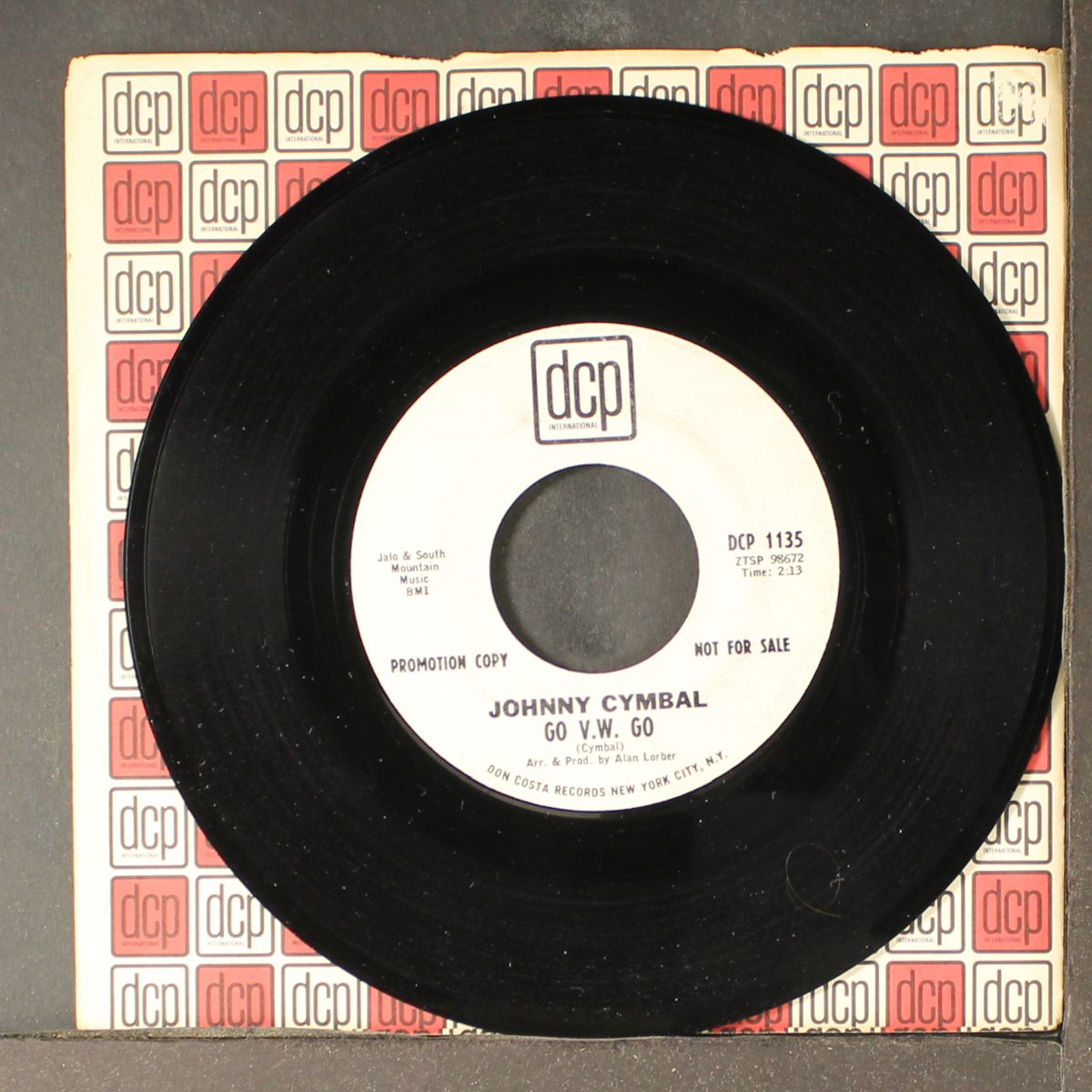go v.w. go / sorrow and pain by JOHNNY CYMBAL