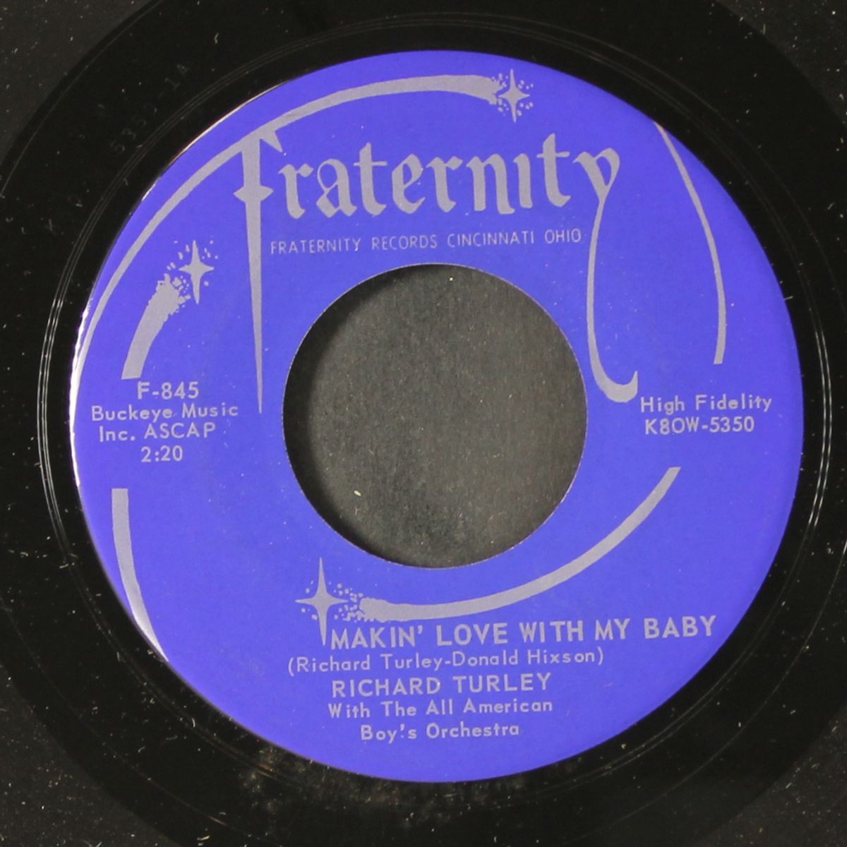 makin' love with my baby / all about ann by RICHARD TURLEY