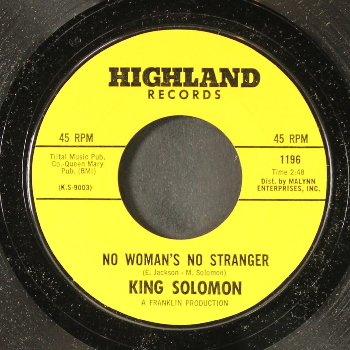 the natural look / no woman's no stranger by KING SOLOMON
