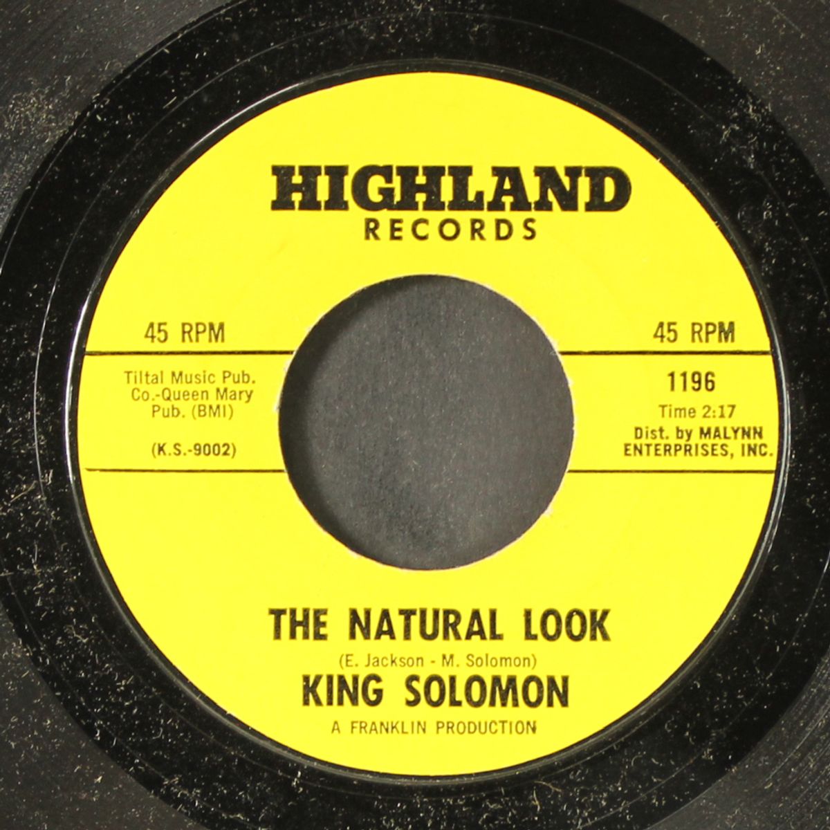 the natural look / no woman's no stranger by KING SOLOMON