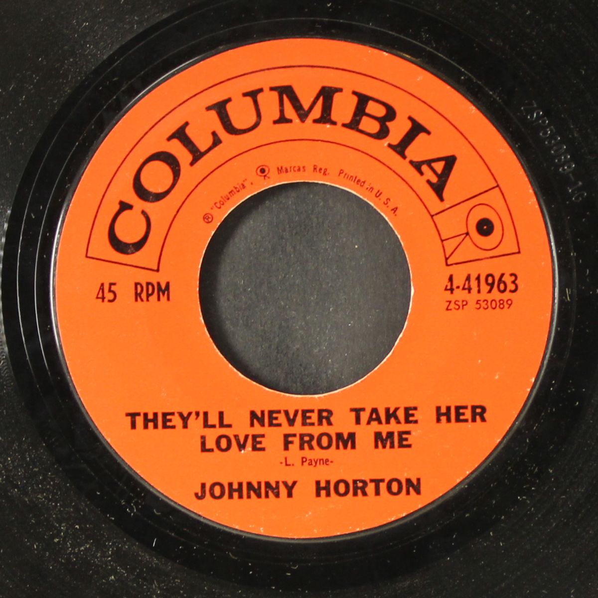 sleepy-eyed john / they'll never take her love from me by JOHNNY HORTON
