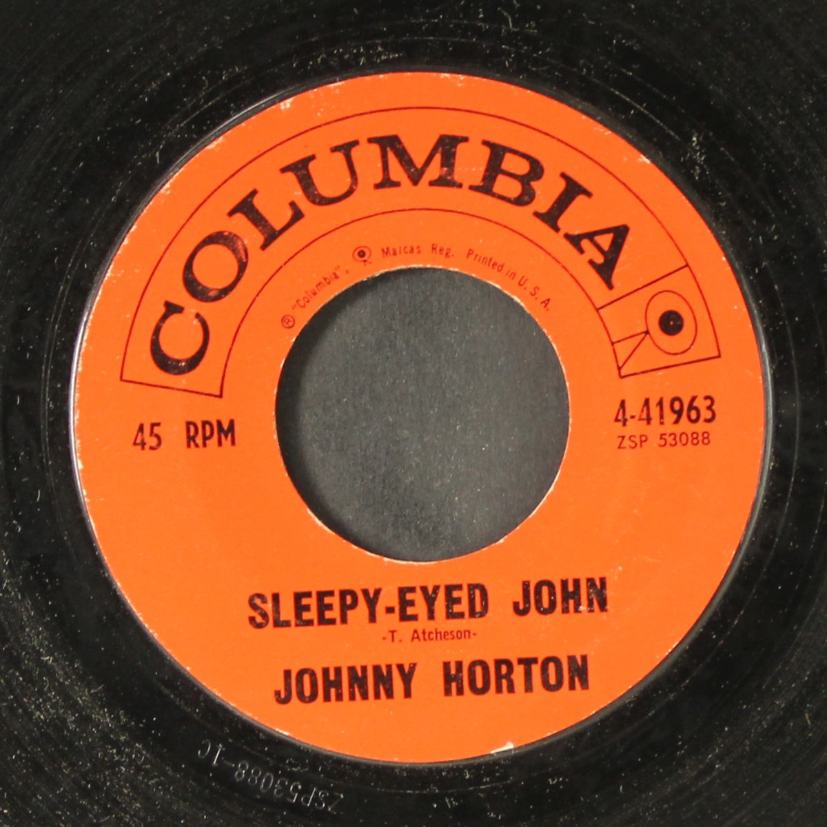 sleepy-eyed john / they'll never take her love from me by JOHNNY HORTON
