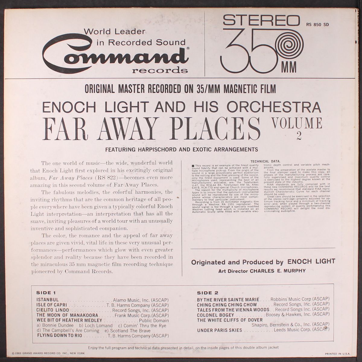 far away places, vol. 2 by ENOCH LIGHT