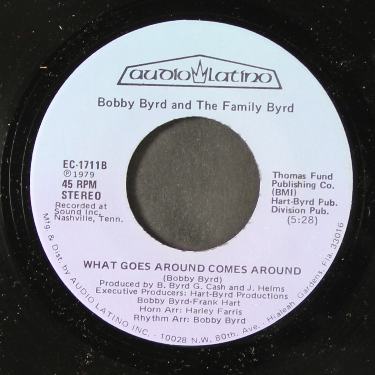 gasoline / what goes around comes around by BOBBY BYRD