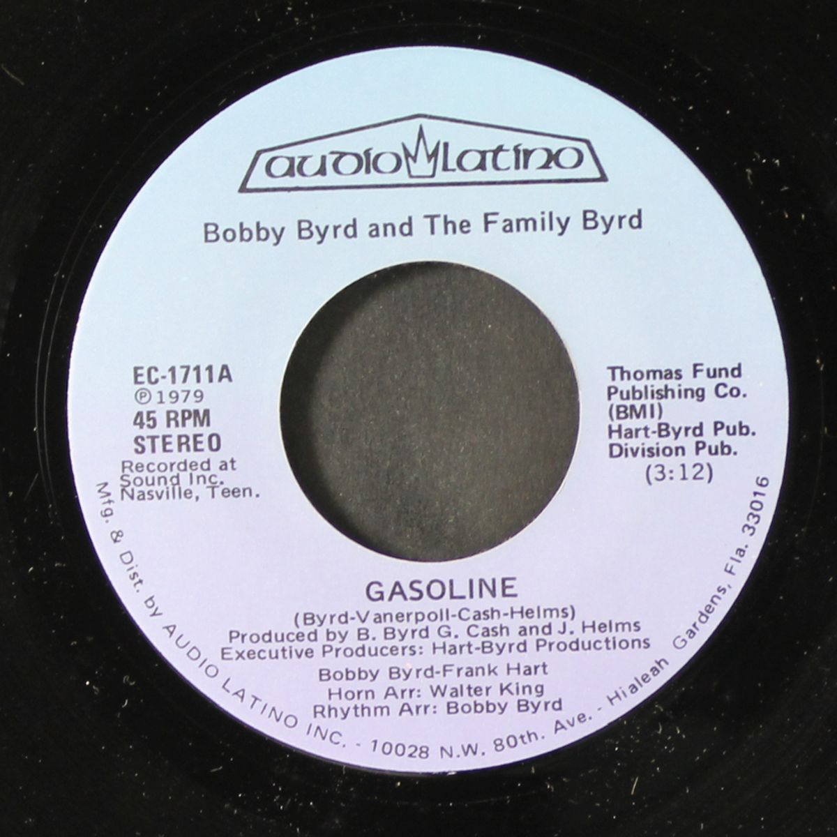 gasoline / what goes around comes around by BOBBY BYRD