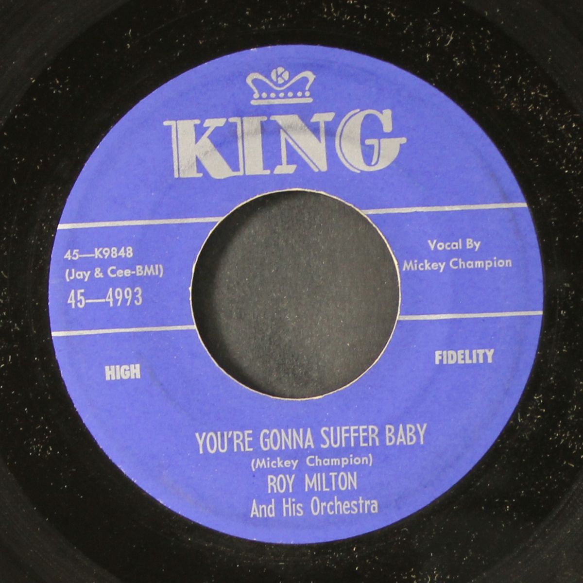 one zippy zam / you're gonna suffer baby by ROY MILTON