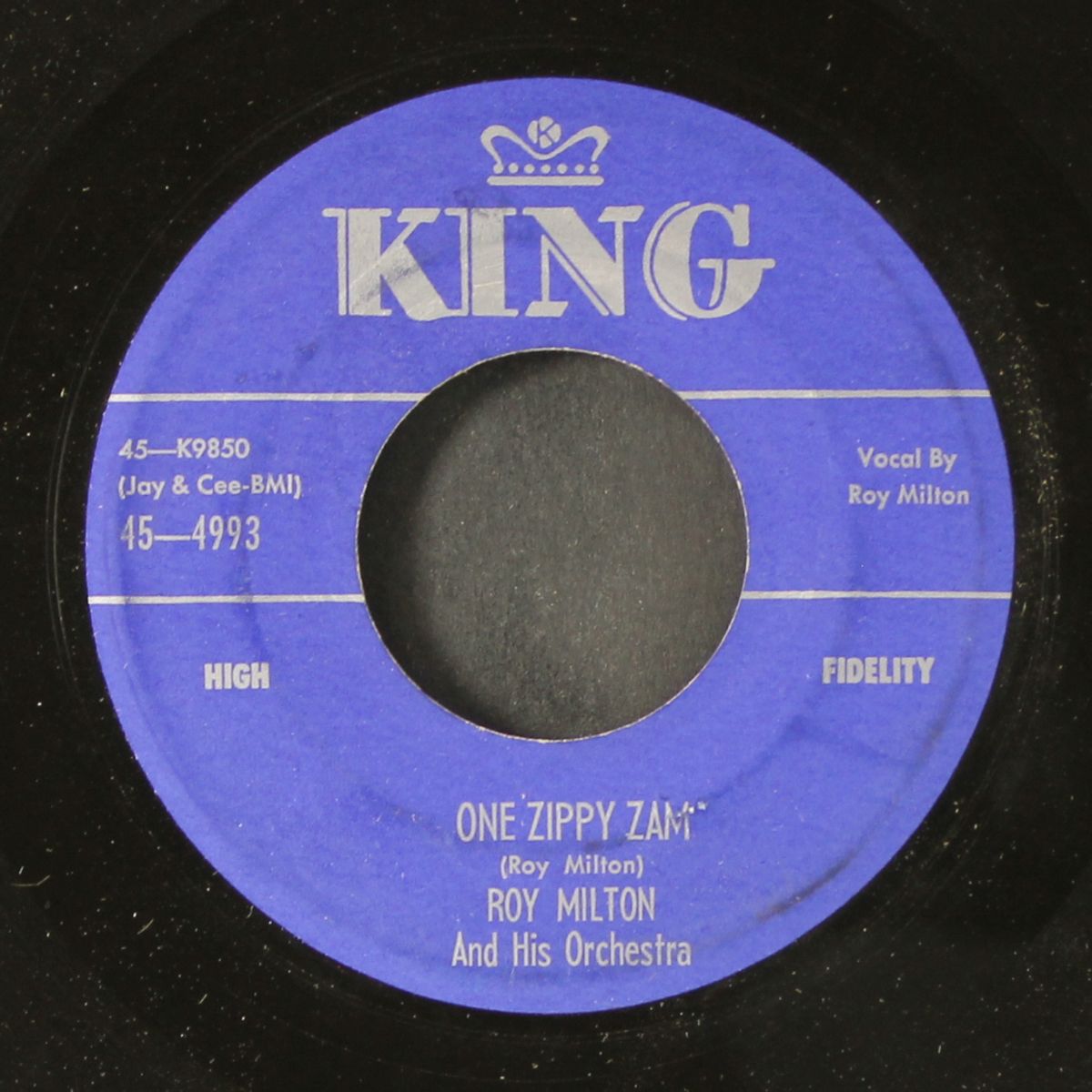 one zippy zam / you're gonna suffer baby by ROY MILTON