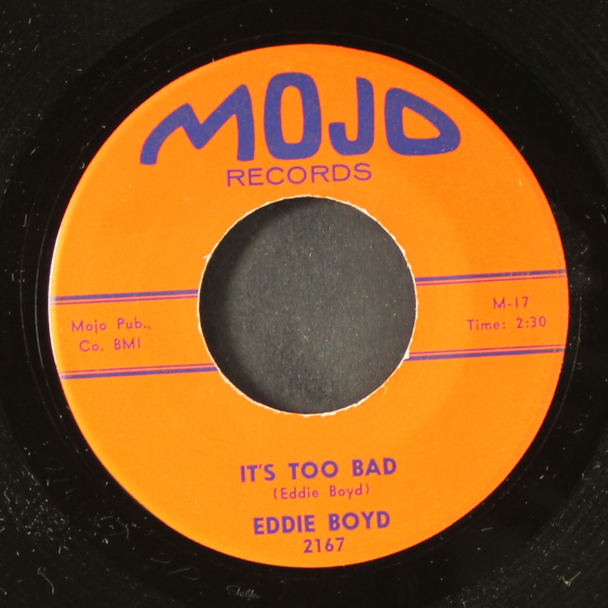 vacation from the blues / it's too bad by EDDIE BOYD
