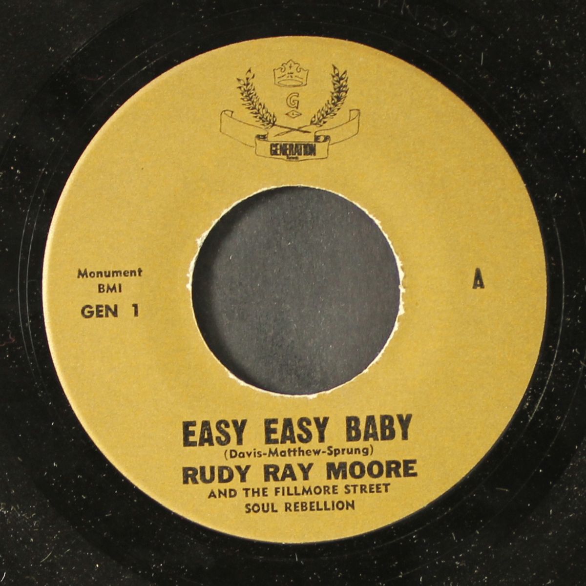 put your weight on it / easy easy baby by RUDY RAY MOORE