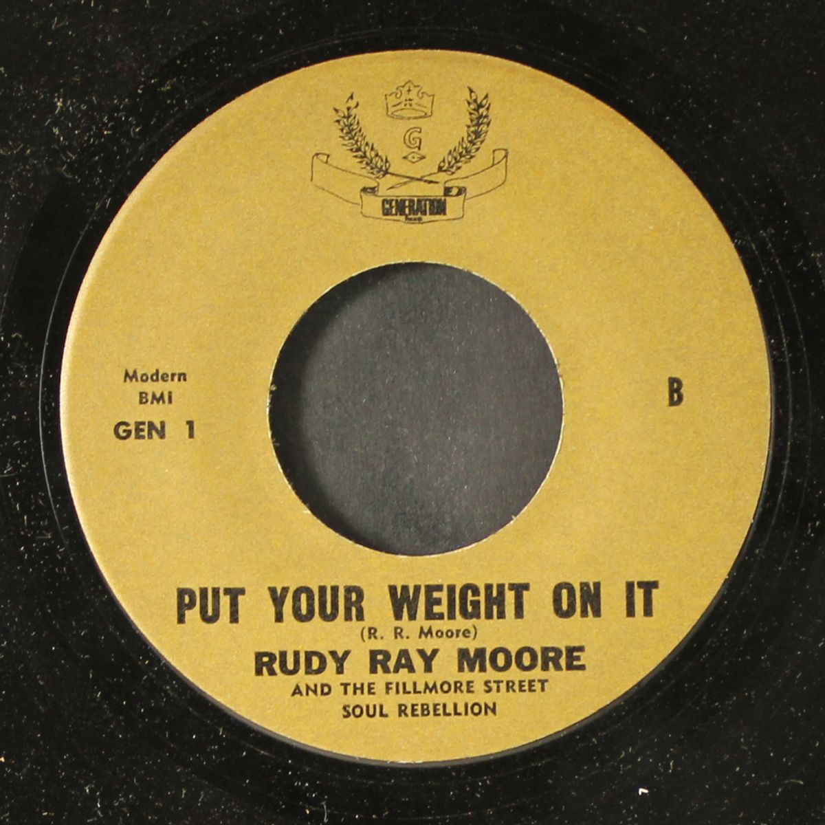 put your weight on it / easy easy baby by RUDY RAY MOORE
