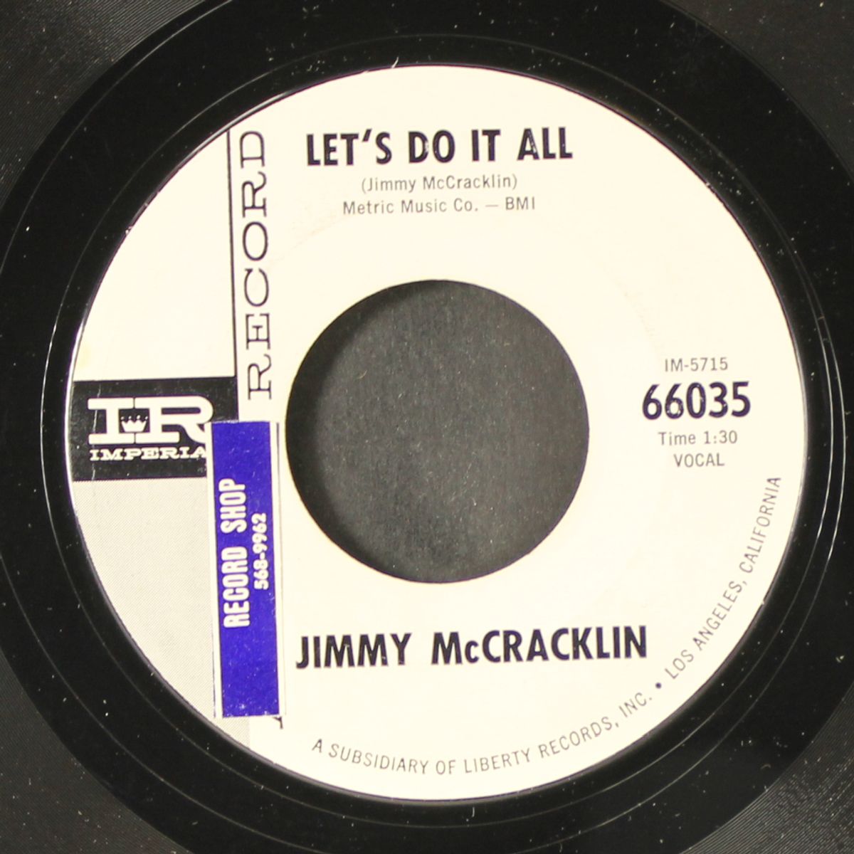 let's do it all / just like it is by JIMMY MCCRACKLIN