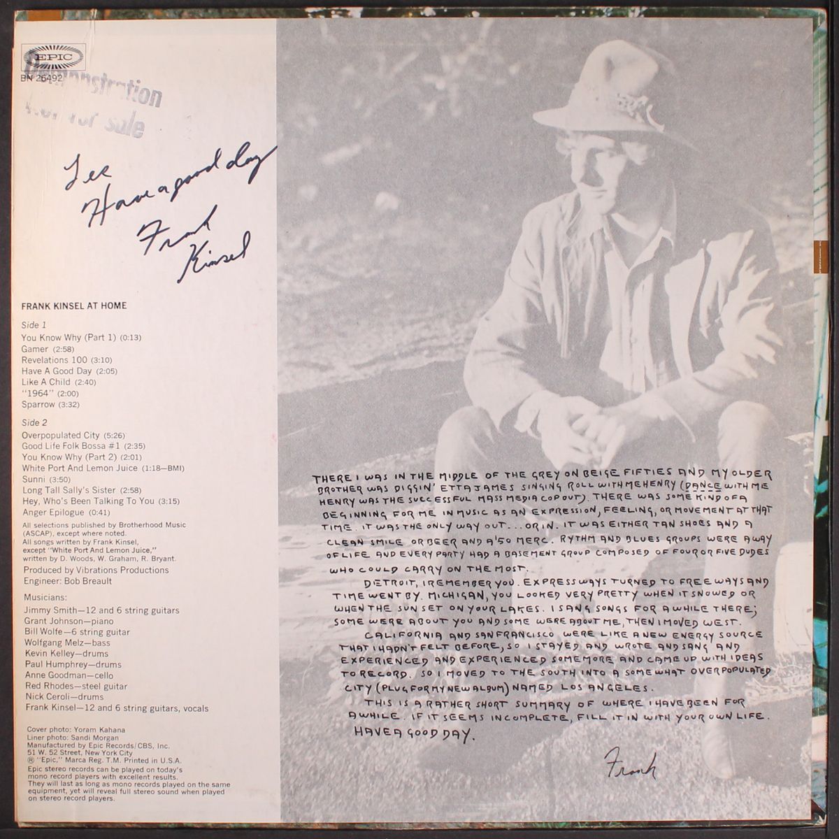 at home by FRANK KINSEL