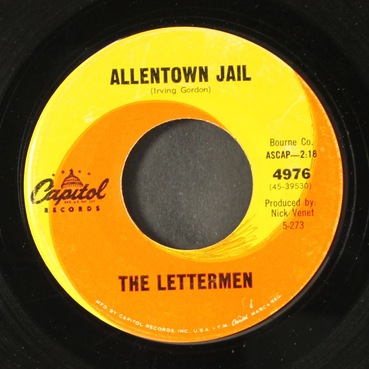 allentown jail / two brothers by LETTERMEN