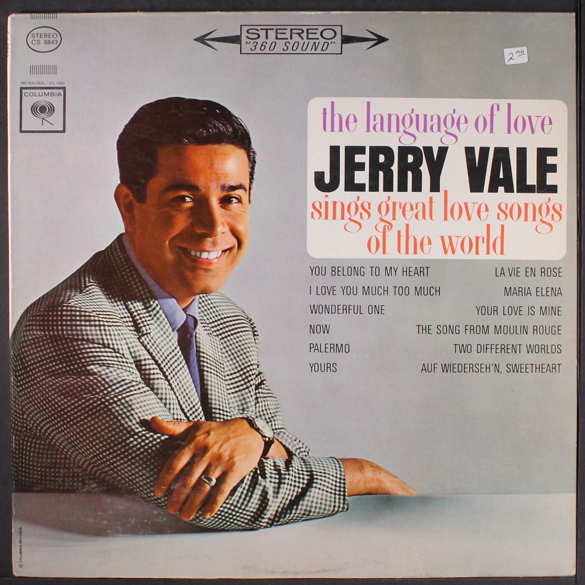 the language of love by JERRY VALE
