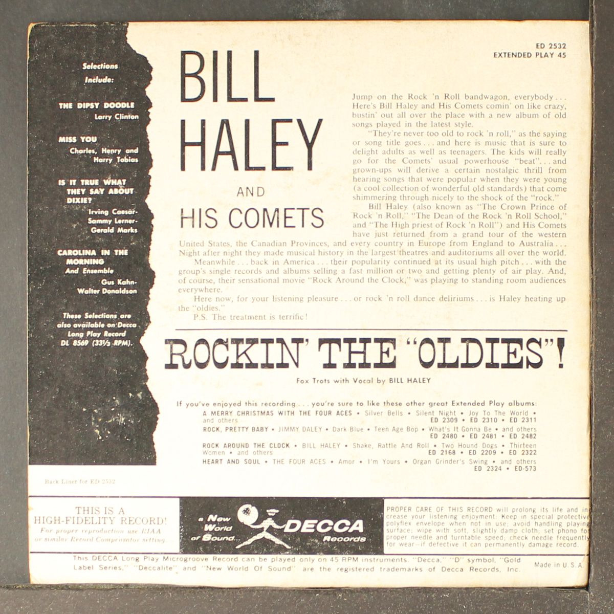 rockin' the oldies by BILL HALEY & COMETS