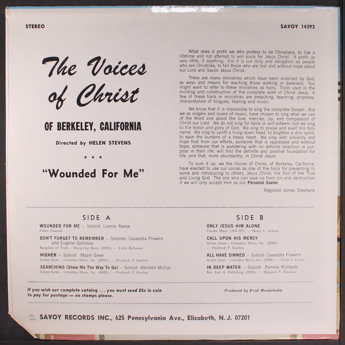 wounded for me (recorded live) by VOICES OF CHRIST